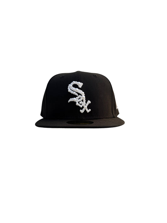 New Era 59Fifty Chicago White Sox Hat - Black/White