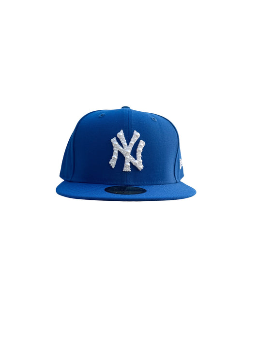 New Era 59Fifty New York Yankees Hat - Royal Blue/White