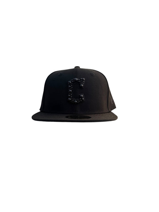 New Era 59Fifty Cleveland Guardians Hat - Black/Black