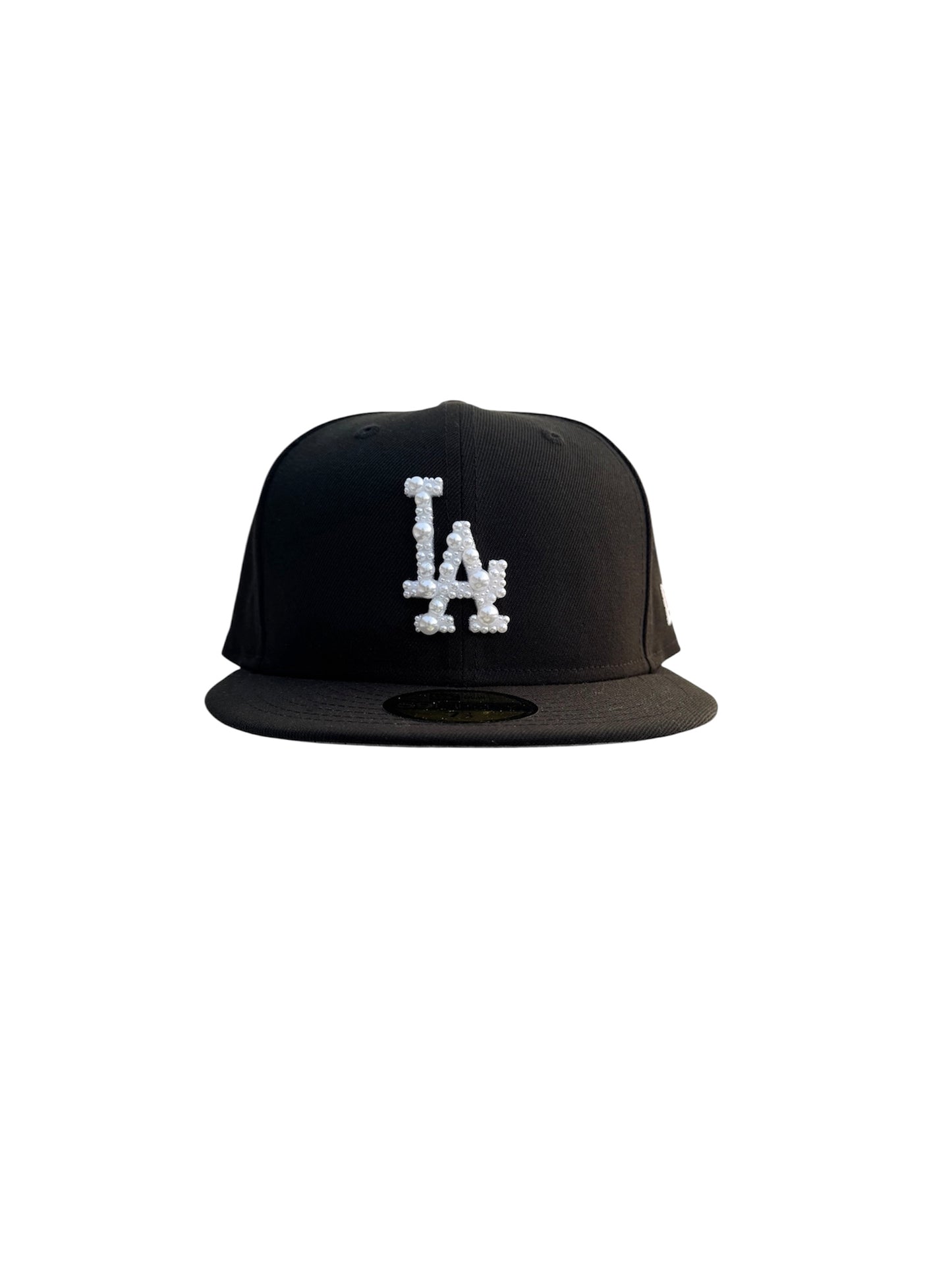 New Era 59Fifty Los Angeles Dodgers Hat - Black/White