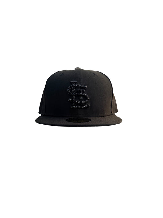 New Era 59Fifty St. Louis Cardinals Hat - Black/Black