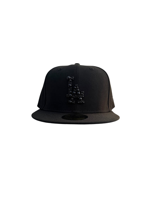 New Era 59Fifty Los Angeles Dodgers Hat - Black/Black